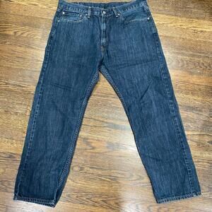 Levi’s 505 Jeans Size 38 x 30 Straight Leg 100% Cotton Dark Wash Denim